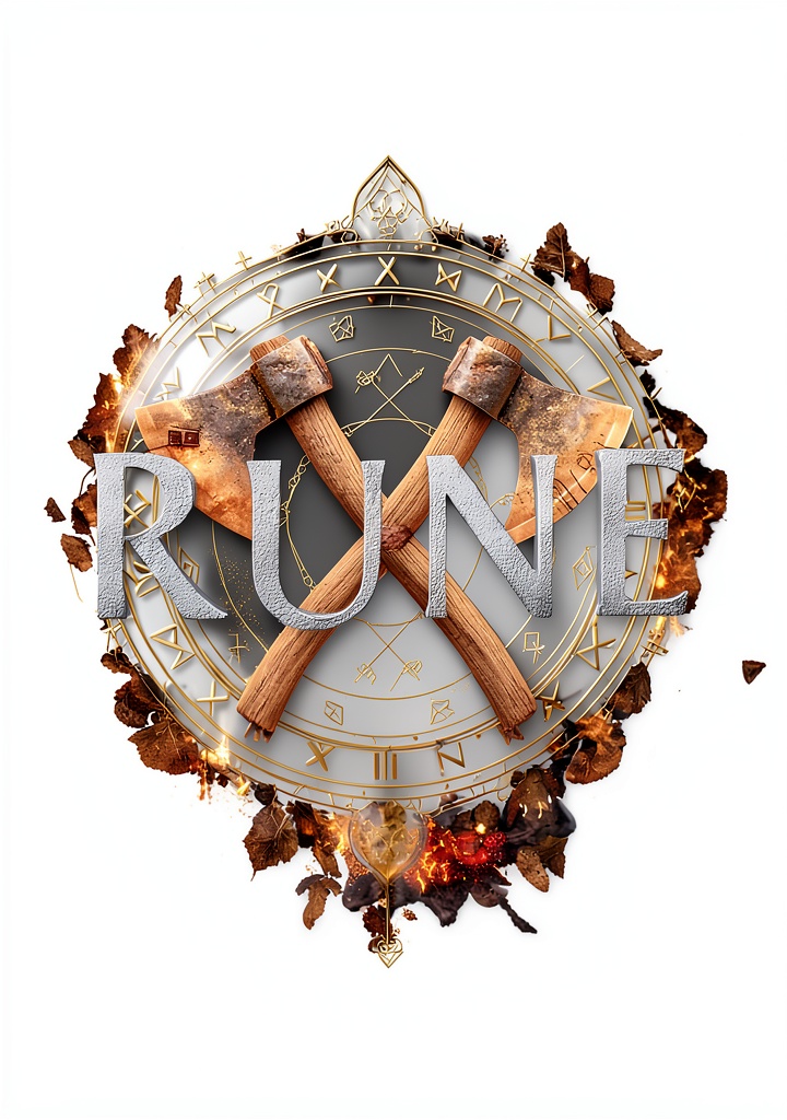 Teen reading eBook on tablet with Norse mythology theme