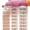 Simply Kids Baby Girls Socks Soft Cotton Non Slip Grips-4