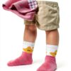 Baby Girls Non-Slip Socks Soft Cotton Grip Toddler Socks-3