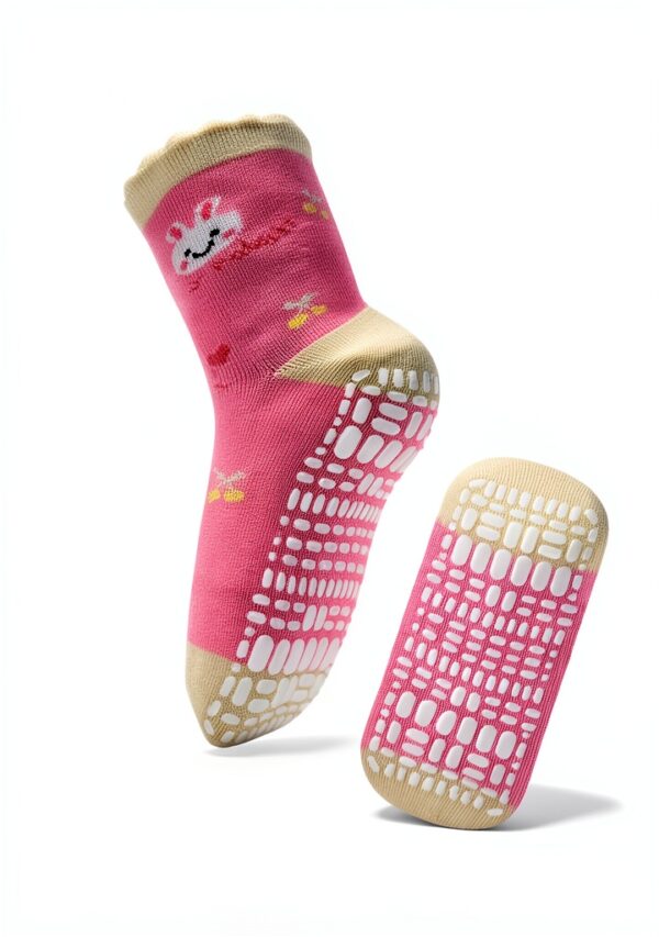 RATIVE Baby Girls Socks Non-Slip Grip Cotton All Seasons-2