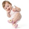 EUFANCE Baby Socks 3D Floral Non Slip Cotton Rich-2
