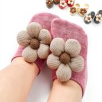 Baby Girls Socks Anti Slip Grip 0 6 Months Multicolor-0