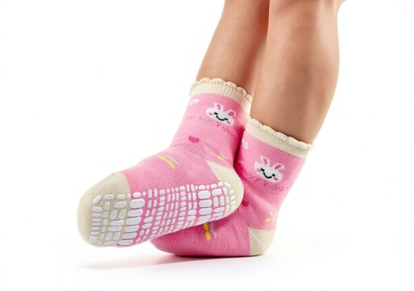 RATIVE Baby Girls Socks Non-Slip Grip Cotton All Seasons-3