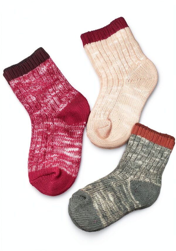 Toddler Socks Cotton Seamless Boys Girls Warm Arch Support-0