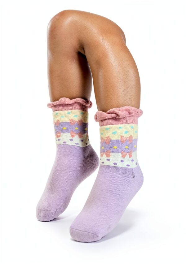 RATIVE Baby Girls Socks Non-Slip Grip Cotton All Seasons-4