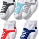 EPEIUS Baby Girls Socks Cotton Spandex Non Skid Grippers-0